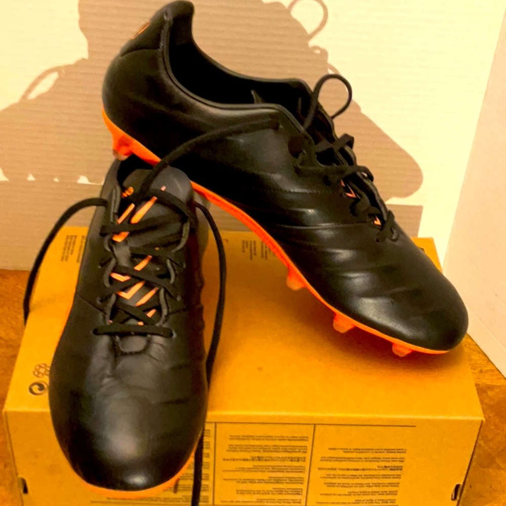 Puma King Pro 21 FG Men Soccer Cleats Black & Orange Style 106549-04 Sz 13 US